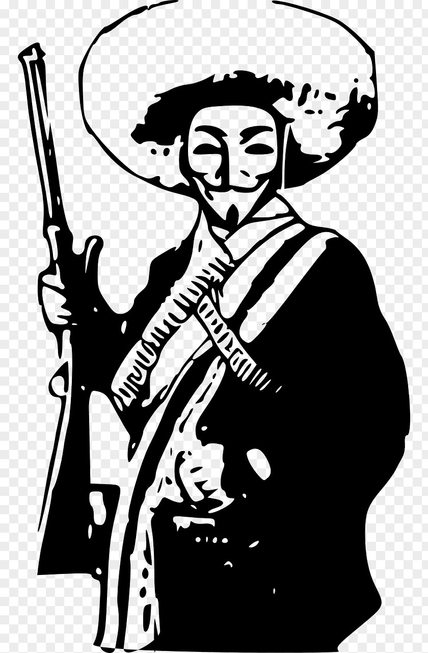 Anonymous Mexico Mexican Revolution Clip Art PNG