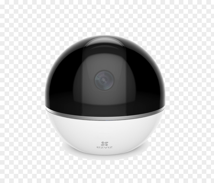 Camera EZVIZ Mini 360 Plus 1080p HD Pan/Tilt/Zoom Home Security Wireless C6T IP Indoor Dome Black Netzwerk Pan–tilt–zoom Closed-circuit Television PNG