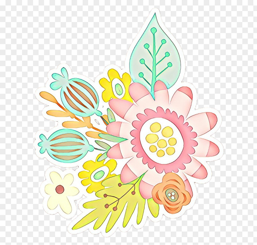 Floral Design Cut Flowers Clip Art Pattern PNG