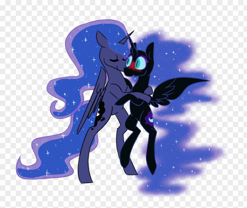 Little Nightmares Pony Princess Luna Horse Concept Cartoon PNG