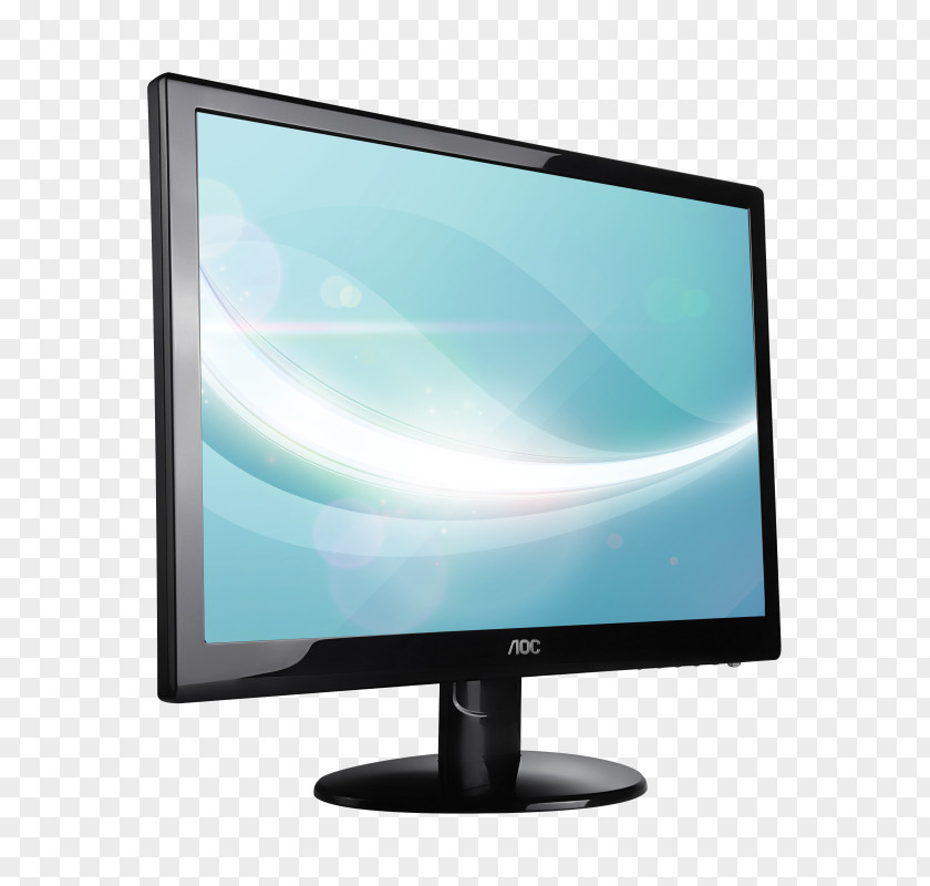 Plug Computer Monitors AOC International Liquid-crystal Display Television Set Electronic Visual PNG