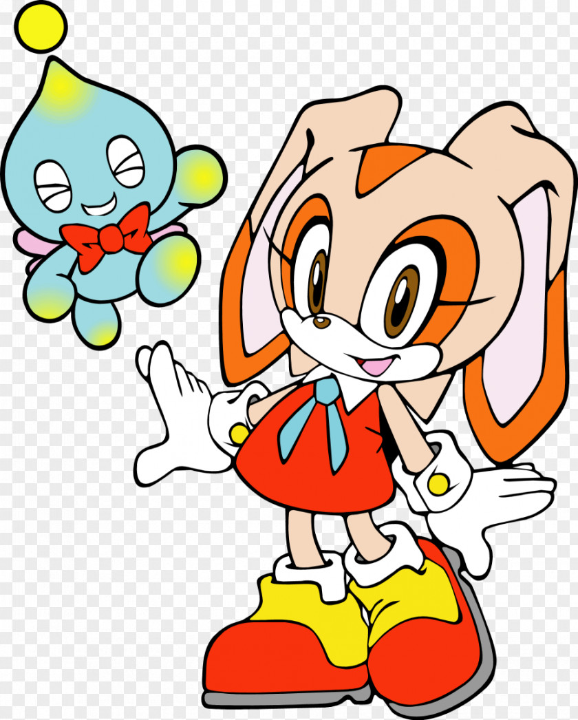Rabbit Kuso Cream The Sonic Advance 2 Amy Rose Vanilla 3 PNG