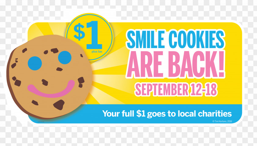 Smiley Tim Hortons Happiness Biscuits PNG