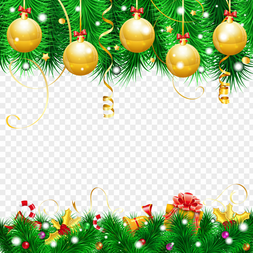 Transparent Christmas Decor Clipart Decoration Ornament Tree PNG