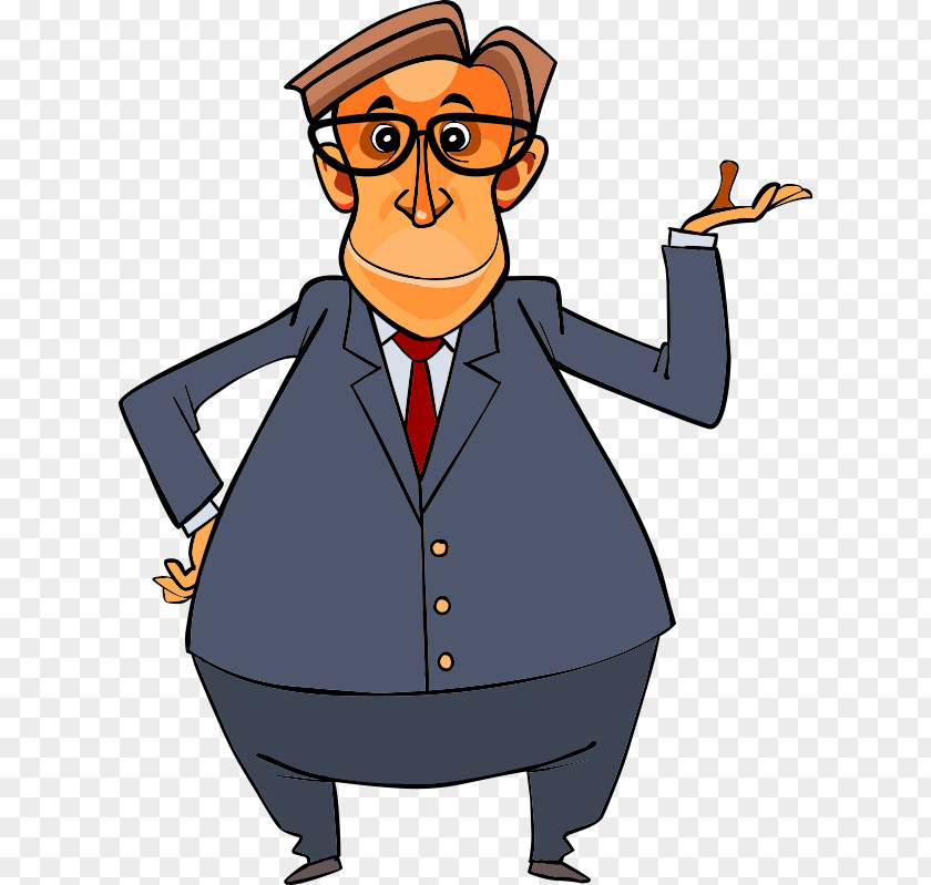 Vector Cartoon Man With Glasses Royalty-free Stock Photography Illustration PNG