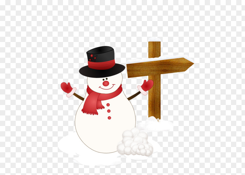 White Snowman PNG