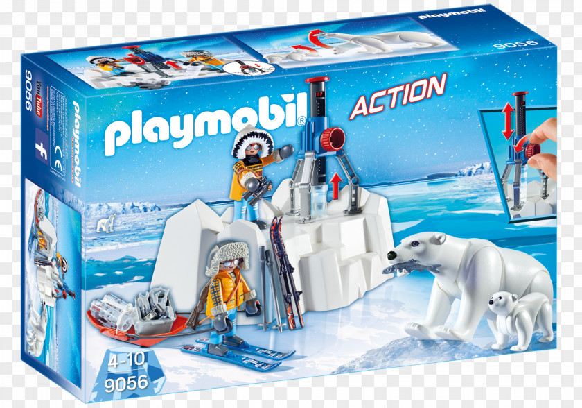 Arctic Explorers With Polar Bears Playmobil Toy PNG