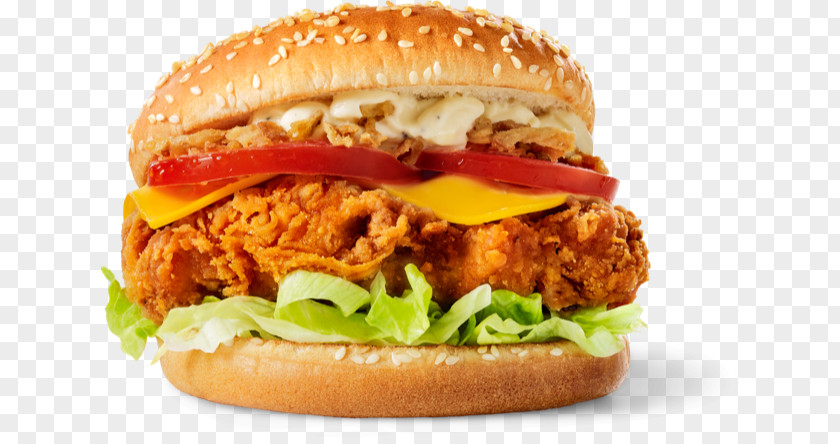 Chicken Burger Sandwich Fried Fingers Hamburger PNG