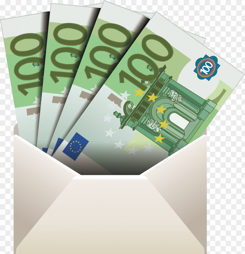 Envelope Element Cash Euro Banknotes Money PNG