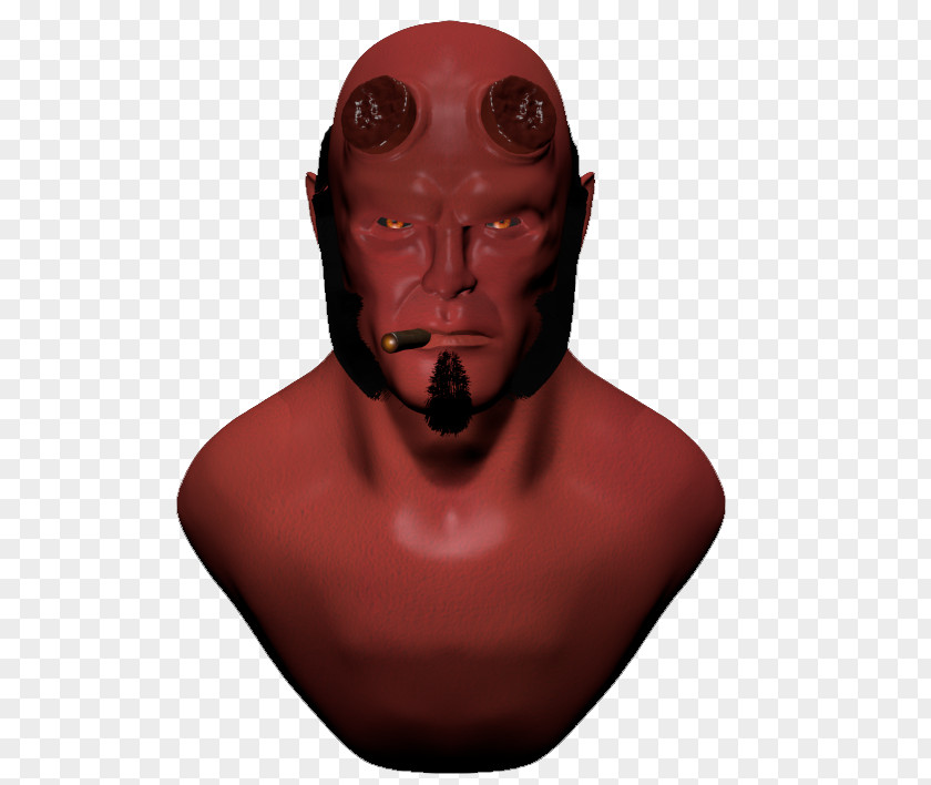 Hellboy Ron Perlman Forehead Artist Mouth PNG
