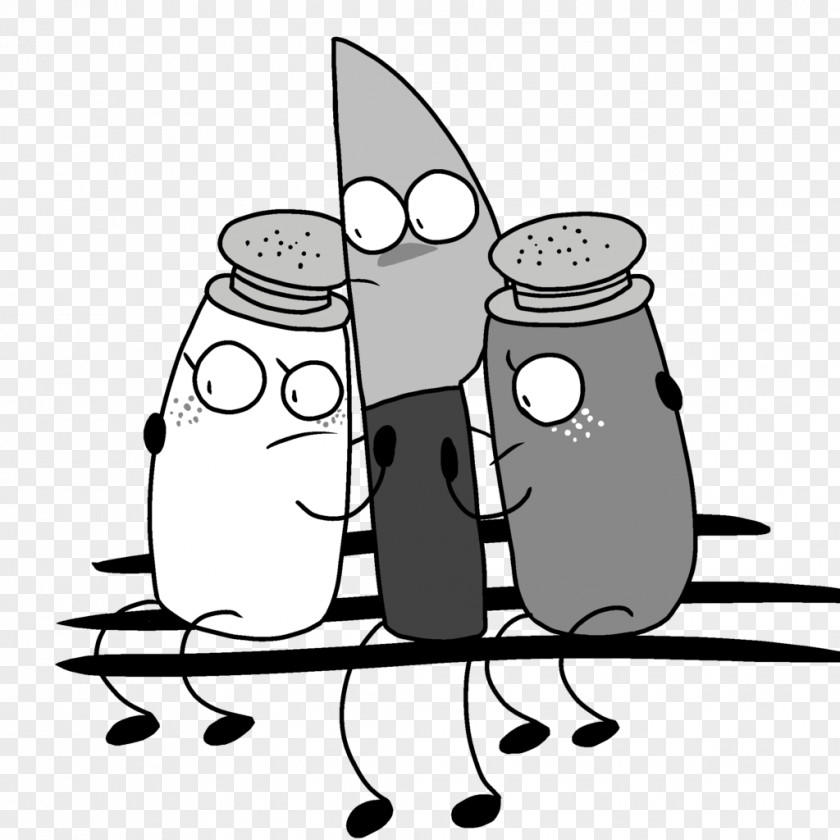 Line Art White Cartoon Clip PNG