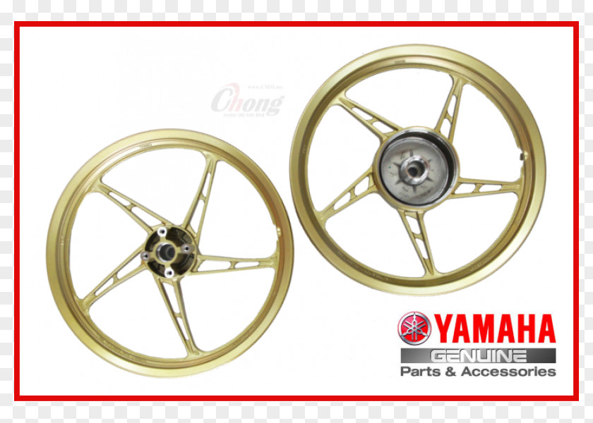 Motor Club Alloy Wheel Motorcycle Yamaha T135 Spoke PT. Indonesia Manufacturing PNG