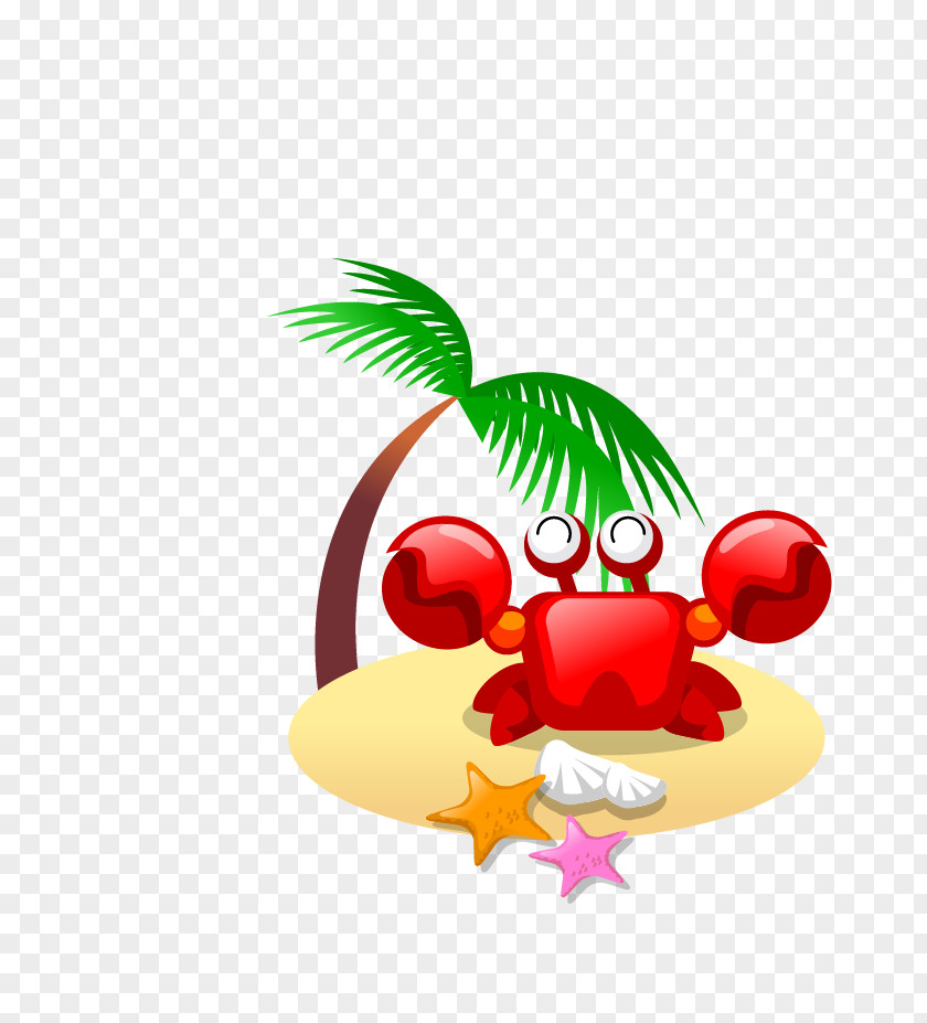 Red Sea View House Crab Cdr Illustration PNG
