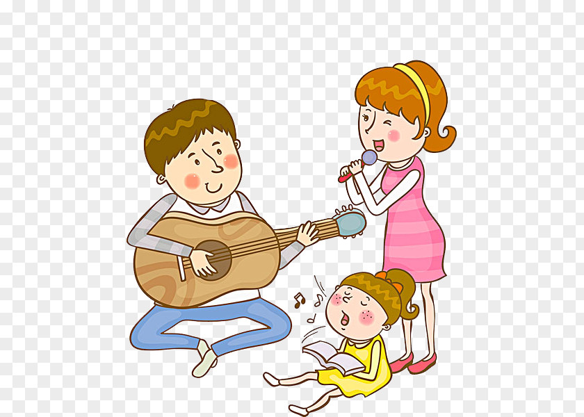 Singing Parents Royalty-free Illustration PNG