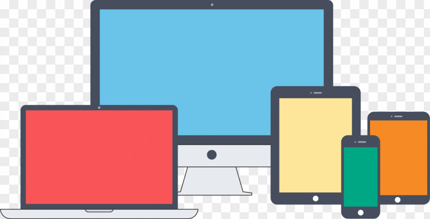 Web Design Flat Handheld Devices PNG