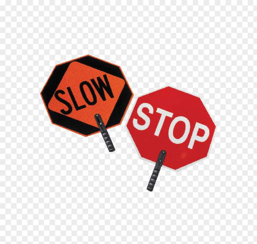 Car Safety Traffic Sign Paddle PNG