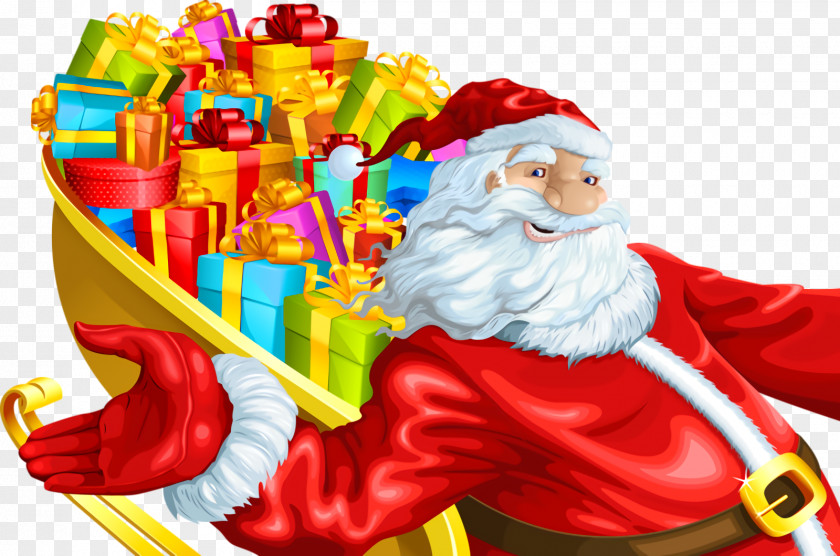 Christmas Cartoon Santa Claus Saint Nicholas PNG