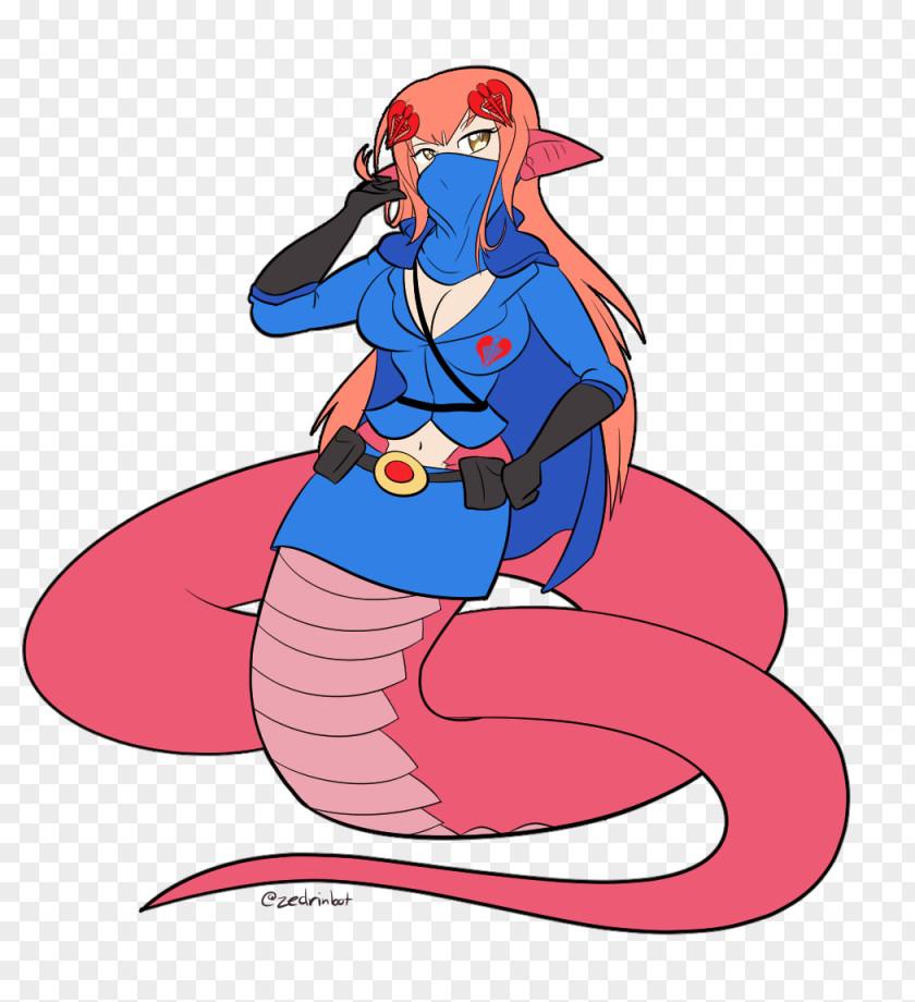 Cobra Monster Musume Cartoon Cosplay PNG