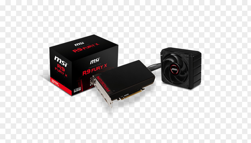 Computer Graphics Cards & Video Adapters AMD Radeon R9 Fury X High Bandwidth Memory Micro-Star International PNG
