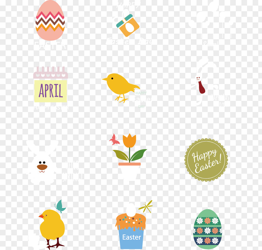 Easter Vector Material Bunny Clip Art PNG