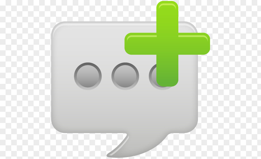 Message Bubble New Symbol Green Font PNG