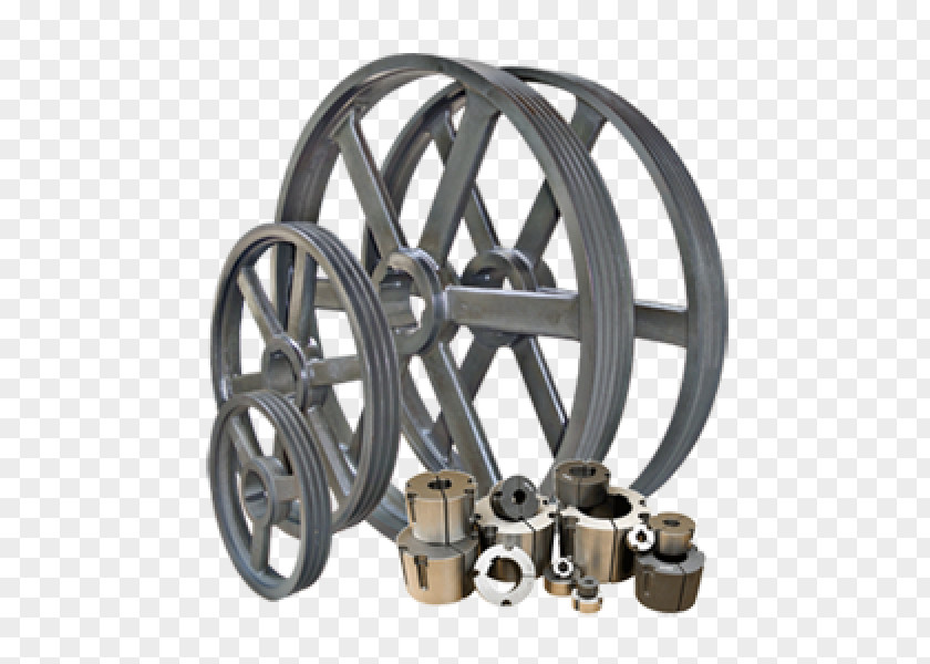 Variable Speed Drive Pulley Bearing Alloy Wheel Shaft Flywheel PNG