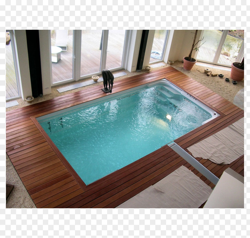 Wood Swimming Pool Flooring Deck Bambou Terrace PNG