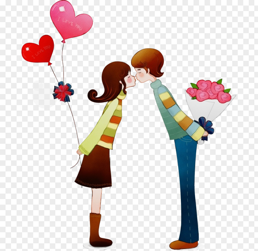 Love Balloon Cartoon Clip Art Heart Happy PNG