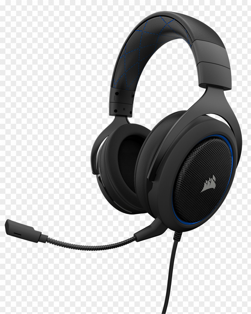 Microphone CORSAIR HS60 SURROUND Gaming Headset Headphones PNG