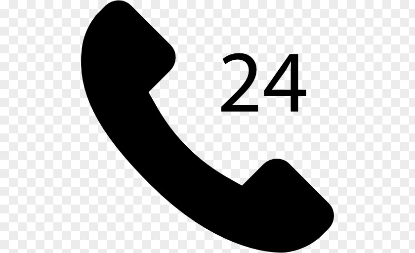 24 Hour Service Icon Hotline Telephone PNG