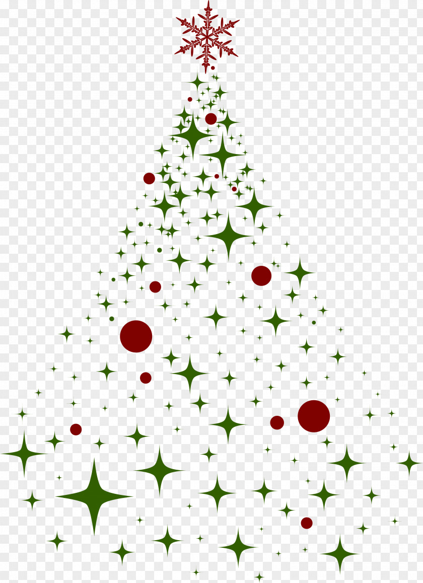 Abstract Star Christmas Tree Ornament Hotel Park PNG