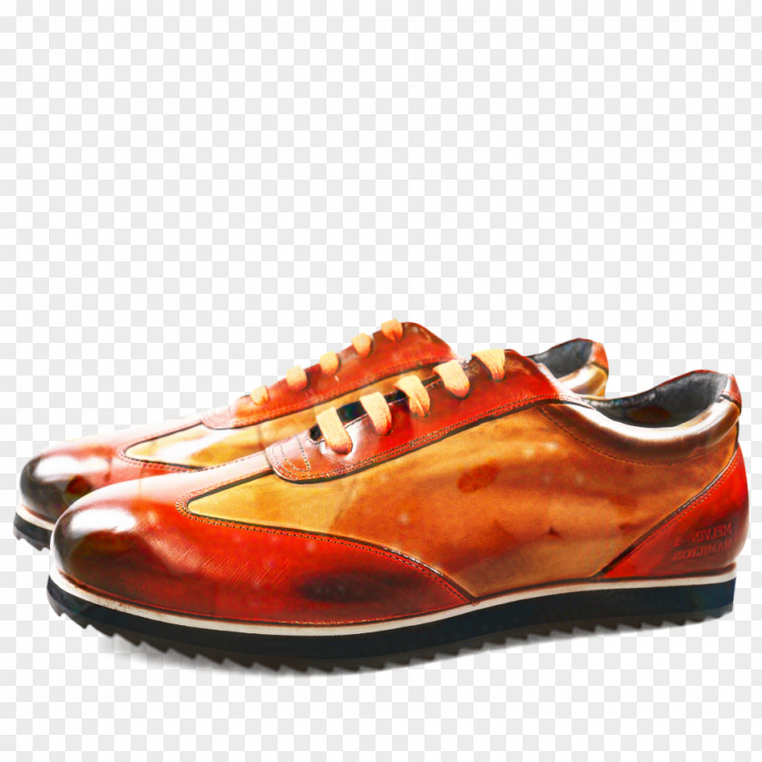 Athletic Shoe Outdoor Orange Background PNG