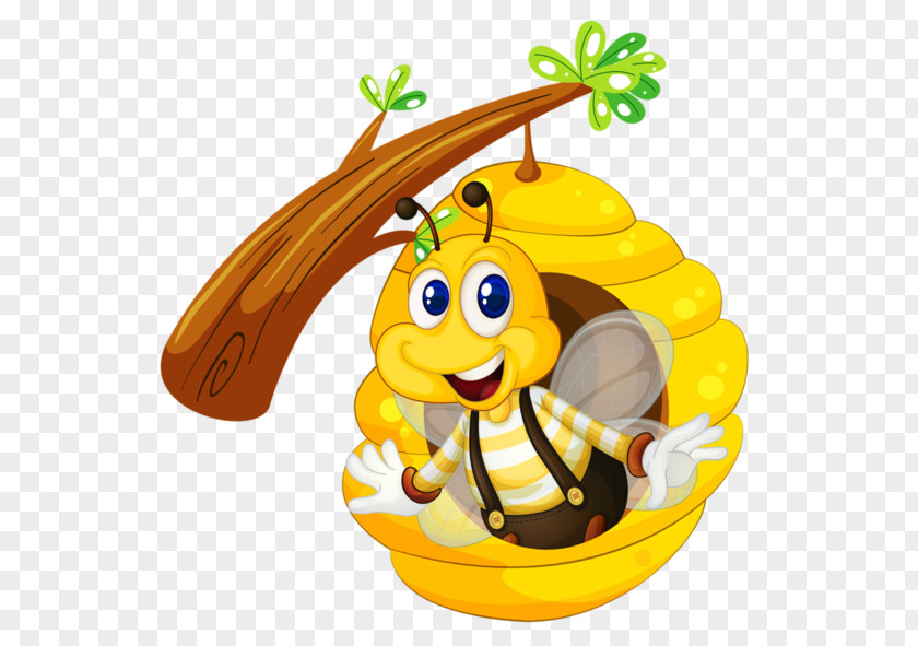 Bee Beehive Honey Drawing PNG