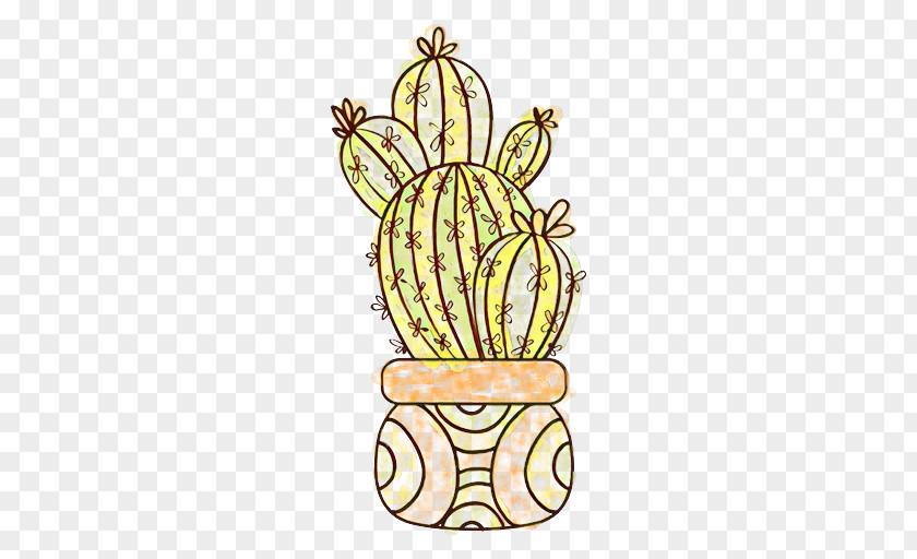 Cactus Wall Sticker Succulent Plant Drawing Image PNG