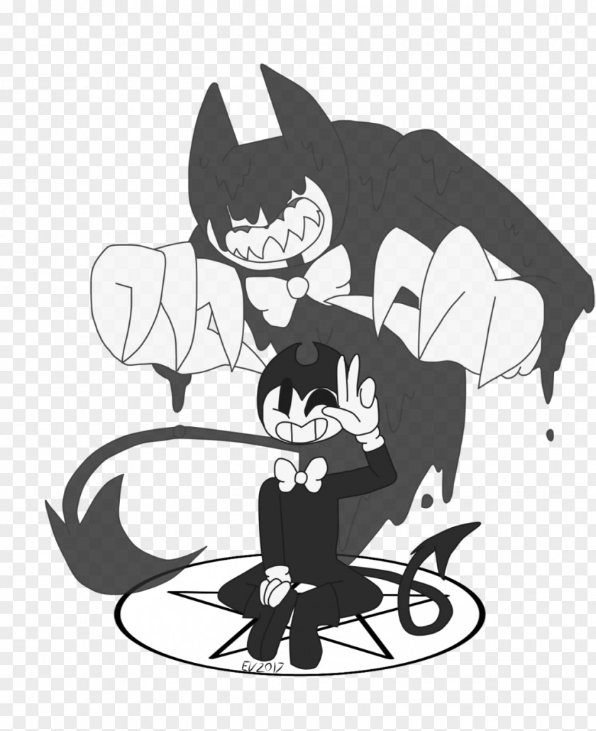 Cat Bendy And The Ink Machine Devil TheMeatly Games Art PNG