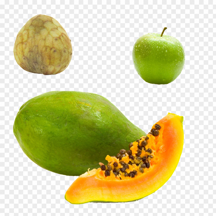 Papaya Physical Map Skin Care Food Exfoliation PNG