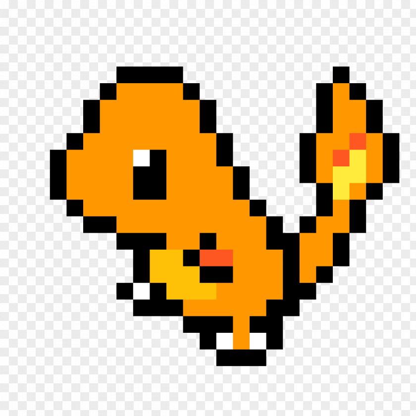 Pikachu Pokémon X And Y Charmander Pixel Art PNG