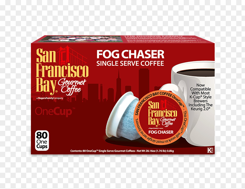 Specialty Coffee Single-serve Container San Francisco Bay Breakfast PNG