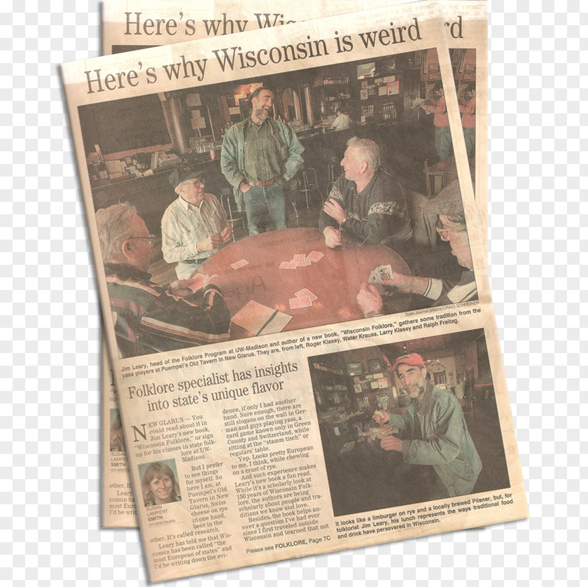 Times Journal Puempel's Olde Tavern Wisconsin State Pilsner Newspaper Limburger PNG