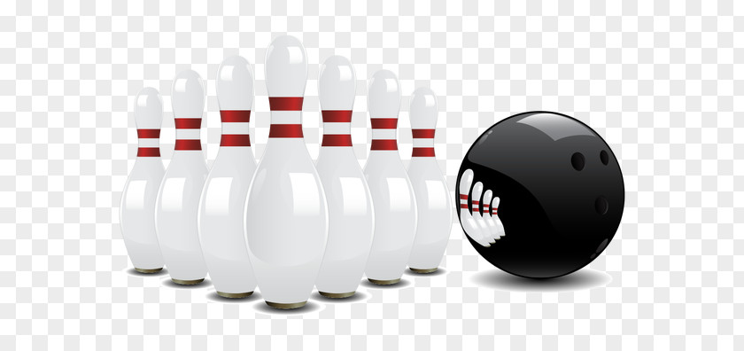 Vector,Hand-painted Cartoon,bowling Bowling Ball Pin Strike Ten-pin PNG