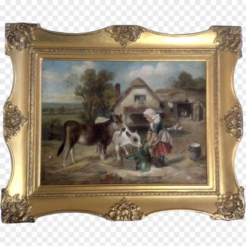 Antique Picture Frames Art Painting Engine PNG