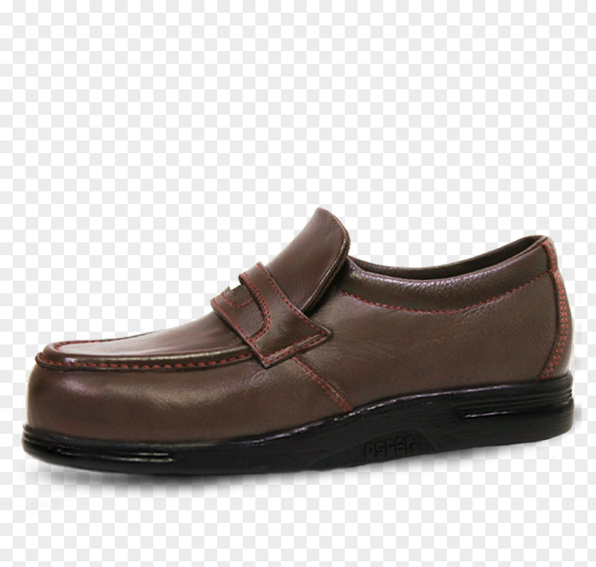 Safety Shoe Slip-on Leather Walking PNG