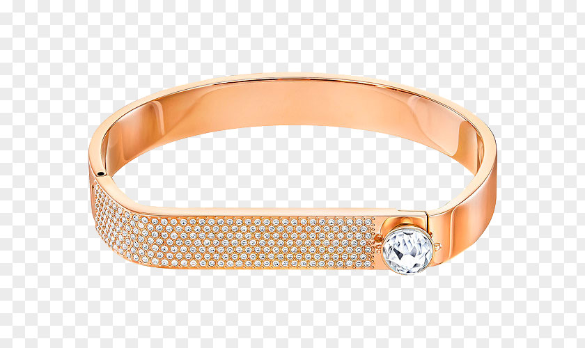 Swarovski Jewelry Rose Gold Bracelet Earring AG Bangle Plating PNG