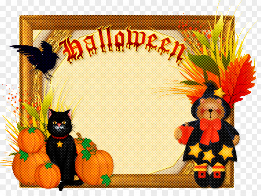 Hula Luau Black Cat Halloween PNG