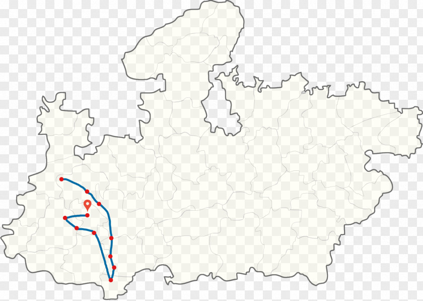 Narmada River Indore Alirajpur Map Tropic Of Cancer Northern Hemisphere PNG