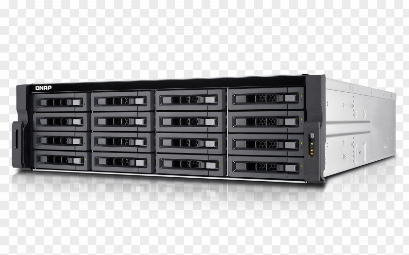 SATA 3Gb/s QNAP TS-EC1680U R2 NAS Rack (3U) Ethernet LAN Black,GreyNAS & Storage Servers (HDD, SSD, Serial ATA II, III, 2.5/3.5', 0, 1, 5, 6, 10, JOthers Network Systems 19-inch TS-239 Pro II+ Turbo Server PNG