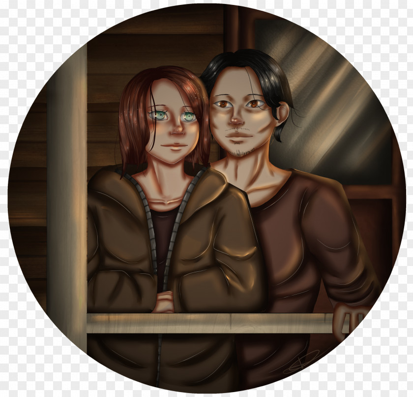 The Walking Dead Glenn Rhee Maggie Greene YouTube Fan Art PNG