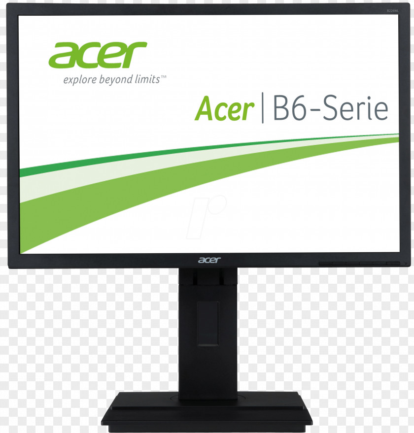 Computer Monitors ACER B246H 24 Inch 1920 X 1080 IPS DVI Spk Acer B6 XR382CQK Monitor PNG