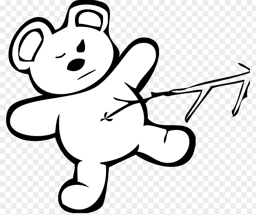 Happy Stick Man Poke Poking Bears Clip Art PNG