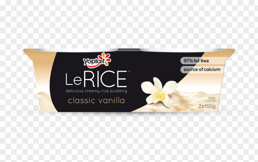 Rice Yoplait Flavor Vanilla Nutrition Facts Label PNG